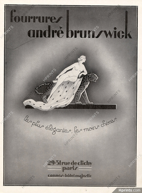 André Brunswick (Furs) 1924 Leon Ullmann