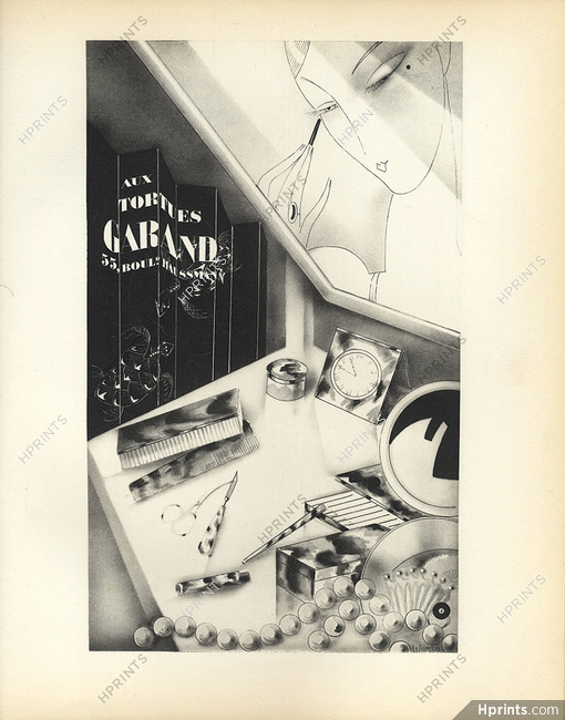 Aux Tortues Garand 1928 Wurci (Robert Falcucci) Art Deco, PAN P. Poiret Lithograph