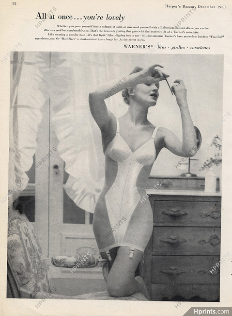 Warner's 1950 Corselette — Advertisement