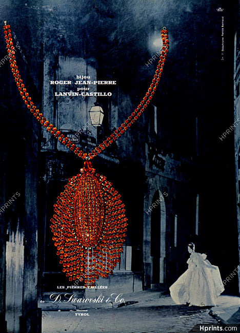 Swarovski & Co. 1961 Roger Jean Pierre, Jewels for Lanvin-Castillo, Evening Gown, Photo Patrick Bertrand