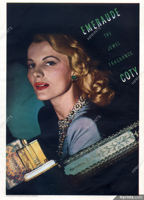 Coty (Perfumes) 1943 Emeraude