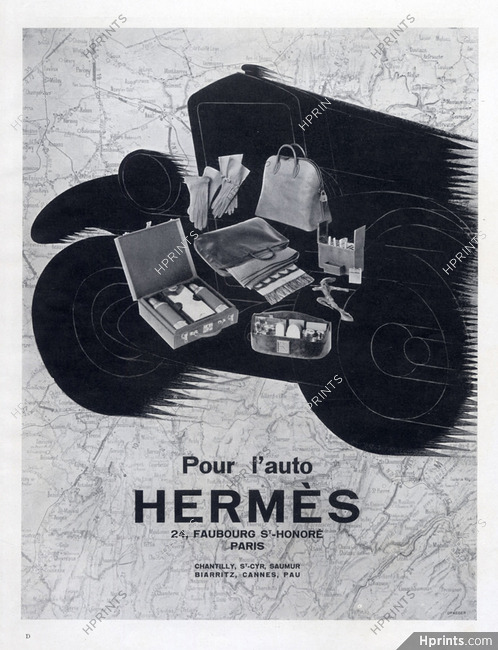 Hermès (Luggage) 1928 Pour l'Auto