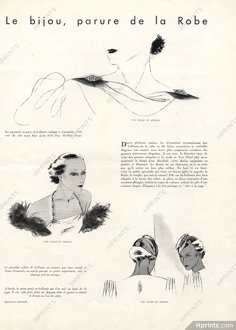 Van Cleef & Arpels 1933 Le bijou parure de la Robe