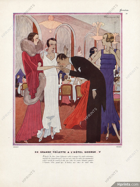 Premet 1929 En Grande Toilette à l'Hôtel George V, Pierre Mourgue