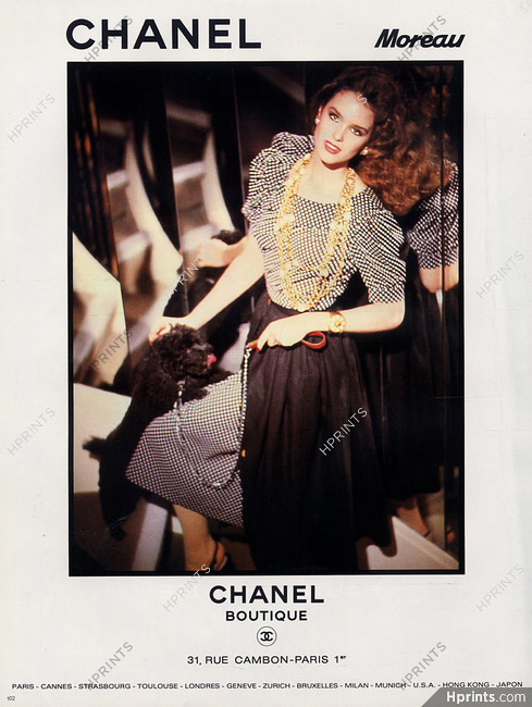 Chanel 1982 Fashion Photography — Advertisement