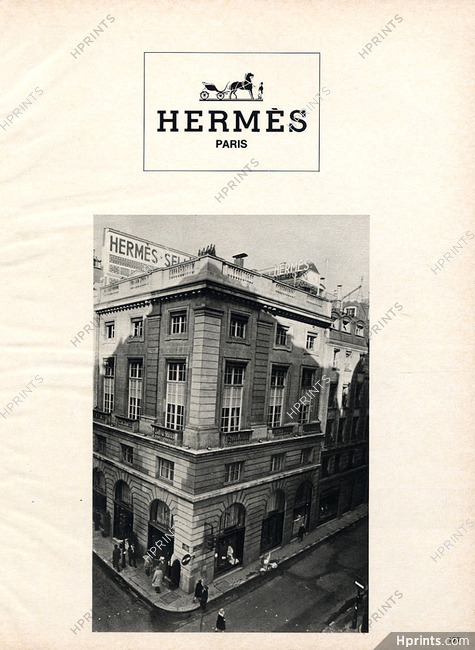 Hermès 1977 Immeuble Rue du Faubourg Saint-Honoré, Vue de haut