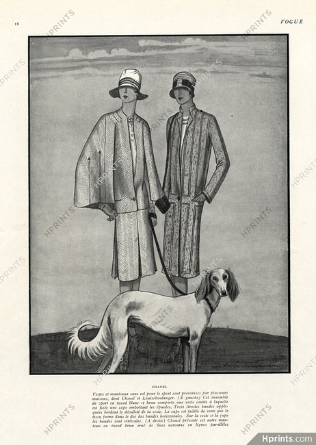 Chanel 1927 Winter Coats, Lee Erickson, Sighthound, Greyhound