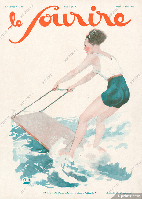 Georges Léonnec 1928 Water Sport