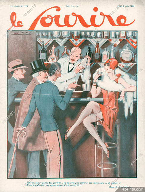 Léo Fontan 1928 Bar, Roaring Twenties, Le Sourire cover