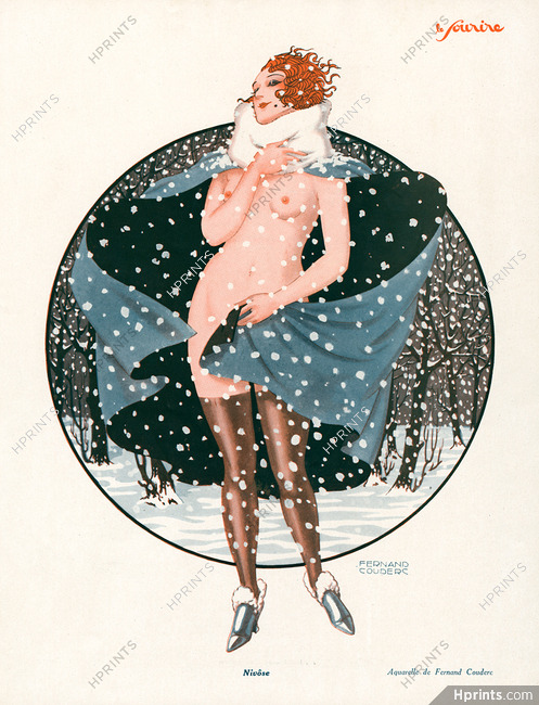 Fernand Couderc 1928 Nivôse, Winter, Stockings