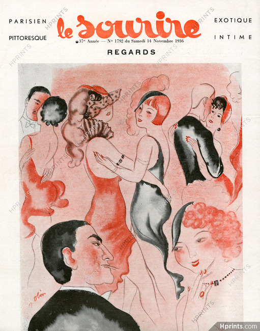 Jean Olin 1936 "Regards", Women Dancing