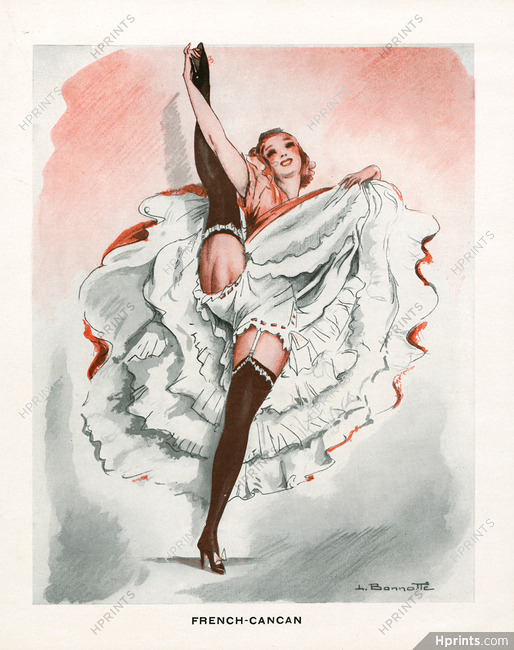 Léon Bonnotte 1936 "French-Cancan", Stockings