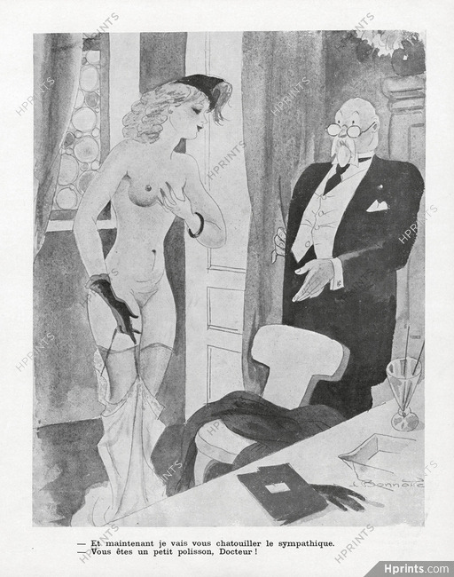 Léon Bonnotte 1936 Doctor, Erotica