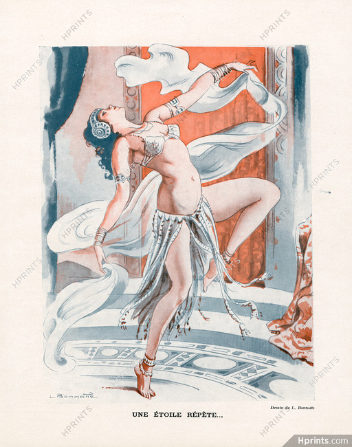 Léon Bonnotte 1936 "Une étoile répète", Oriental Dance