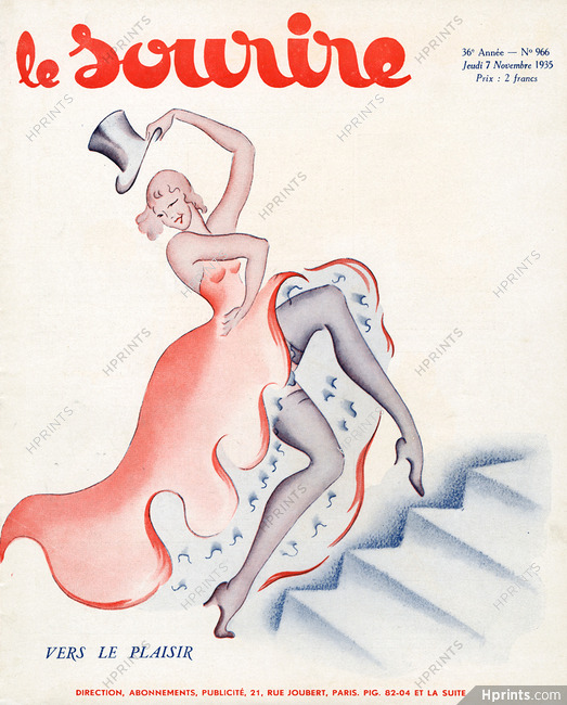 Kristin 1935 "Vers le plaisir", French Cabaret