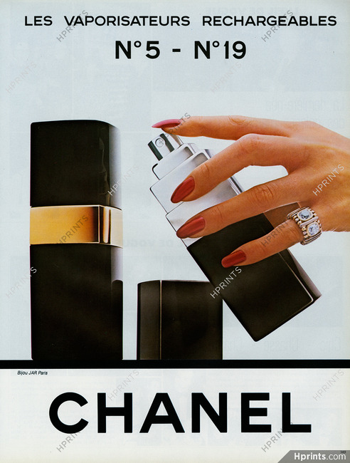 Chanel 1980 Numéro 5, Numéro 19, Atomiser