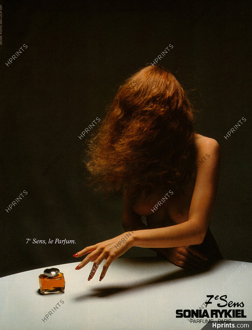 Sonia Rykiel (Perfumes) 1980 7e Sens, Photo Jean-Loup Sieff