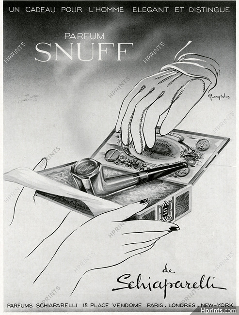 Schiaparelli (Perfumes) 1941 Parfum Snuff, Guery Colas