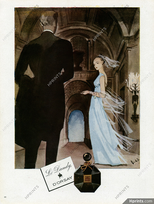 D'Orsay (Perfumes) 1947 "Le Dandy" André Delfau
