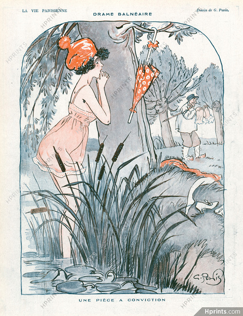 Georges Pavis 1919 ''Drame Balnéaire'' Lingerie