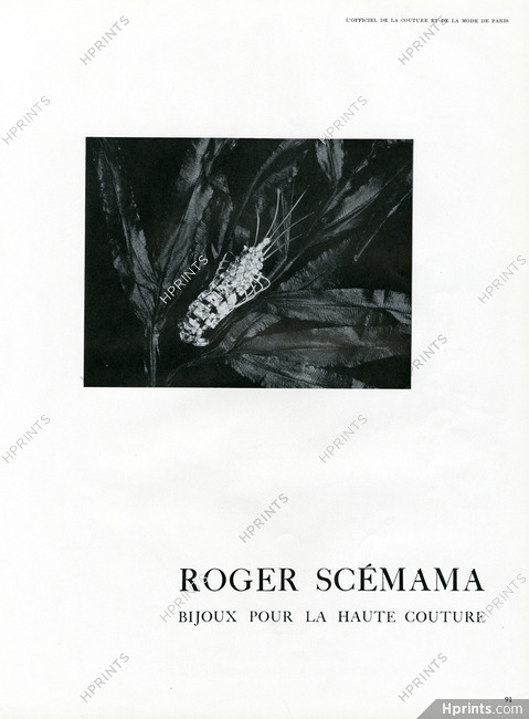 Roger Scémama 1952 Jewel Schrimp