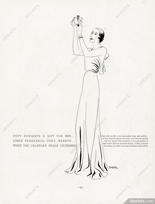 Coty (Perfumes) 1932 Ruth Grafstrom