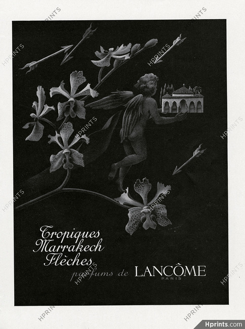 Lancôme (Perfumes) 1949 Tropiques Marrakech Flèches, Pérot (L)