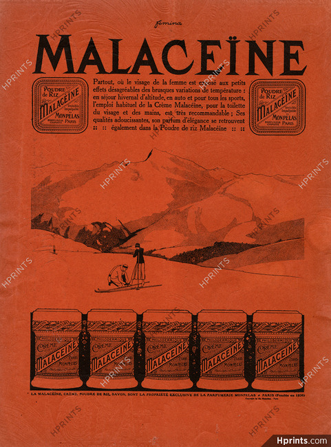 Malaceïne 1921 Ski