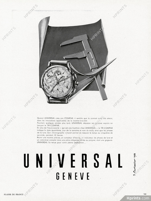Universal (Watches) 1950 J. Courvoisier