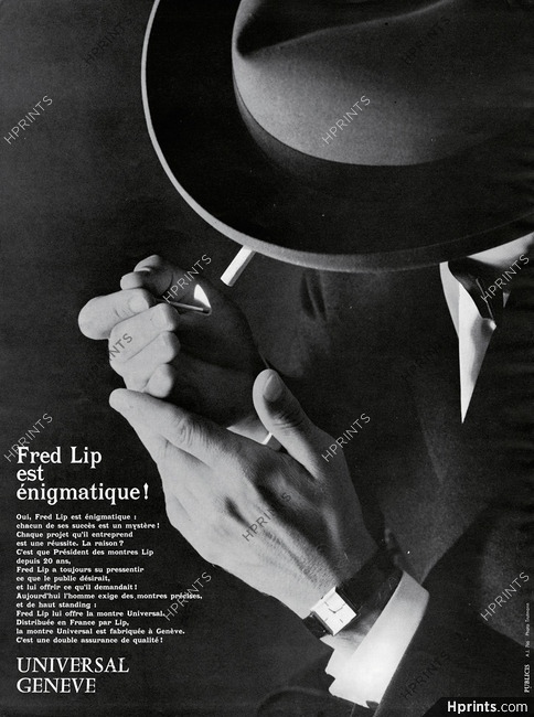 Universal & Lip (Watches) 1963 Fred Lip, Photo Trutmann