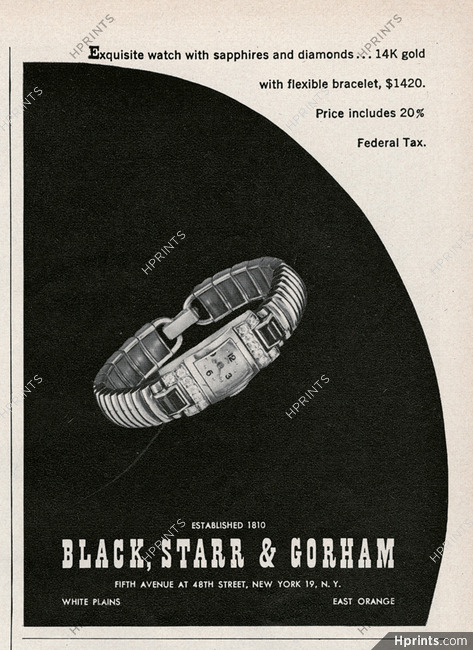 Black, Starr & Gorham (Watches) 1945