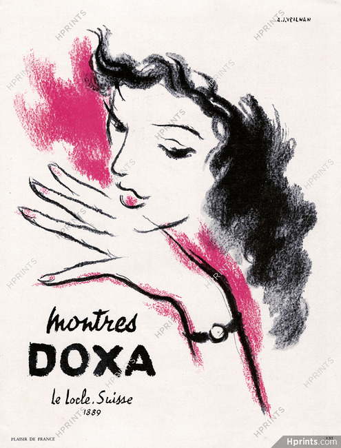 Doxa (Watches) 1951 Le Locle, A.J. Veilhan