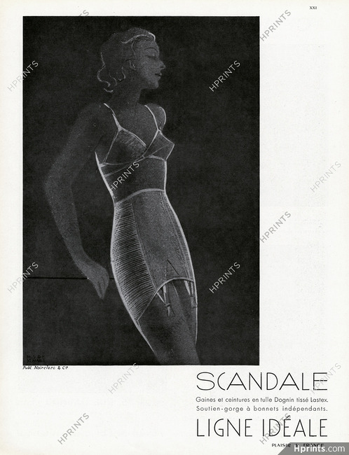 Scandale (Lingerie) 1936 Girdle, Dognin, M. S. De Saint Marc