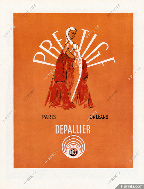 Prestige (Lingerie) 1948 Depallier, Illu. M. Moreau