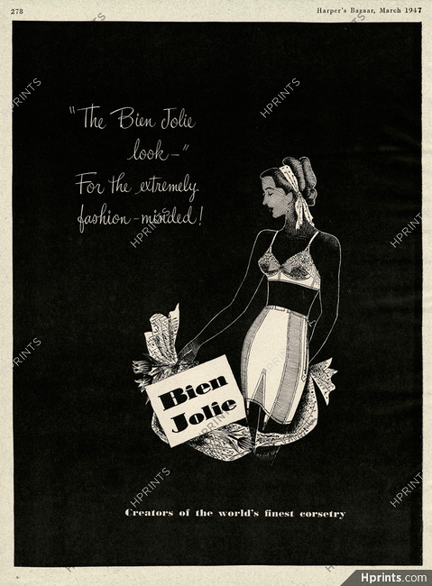 Bien Jolie (Lingerie) 1947 Girdle