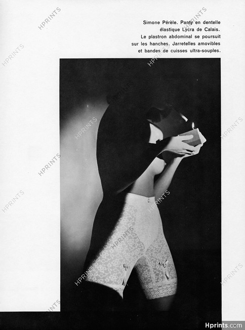 Simone Pérèle 1968 Panty, Dentelle de Calais, Photo J. P. Capdevielle