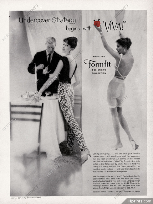Formfit Girdles, Vintage Print Ad, a