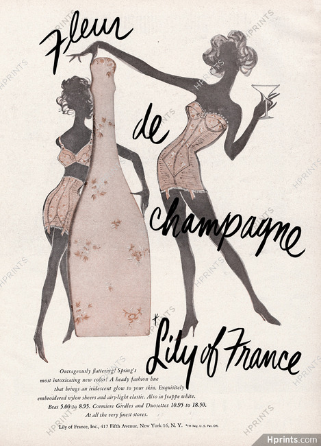 Lily of France (Lingerie) 1958 Girdle, Corselette