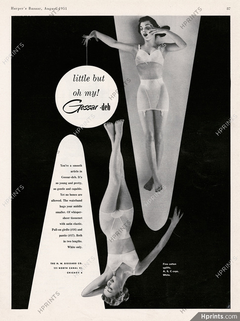 Gossard (Lingerie) 1951 Pull-on girdle, Pantie