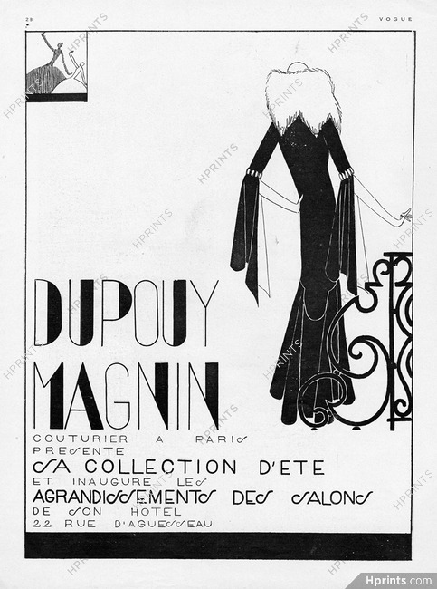 Dupouy-Magnin (Couture) 1930