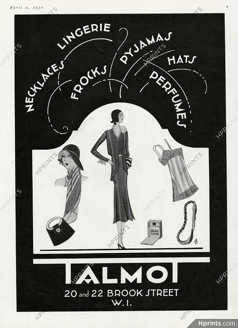 Talmot 1930 Fashion goods