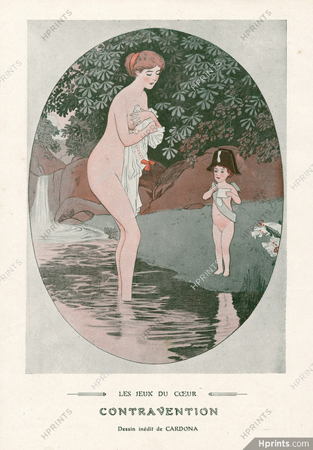 Cardona 1910 Minor Offence, Nude