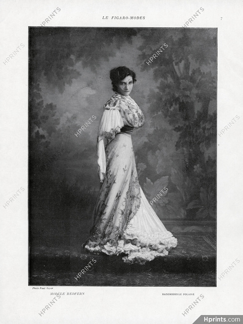 Redfern 1905 Mlle Polaire, Photo Paul Boyer