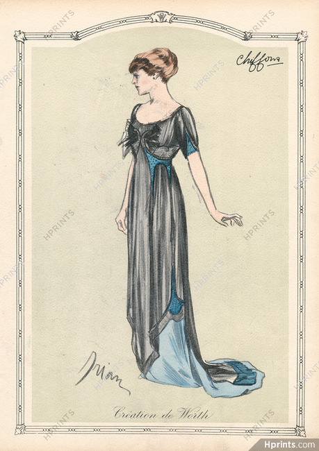 Worth 1910 La robe artistique chez Worth, Etienne Drian
