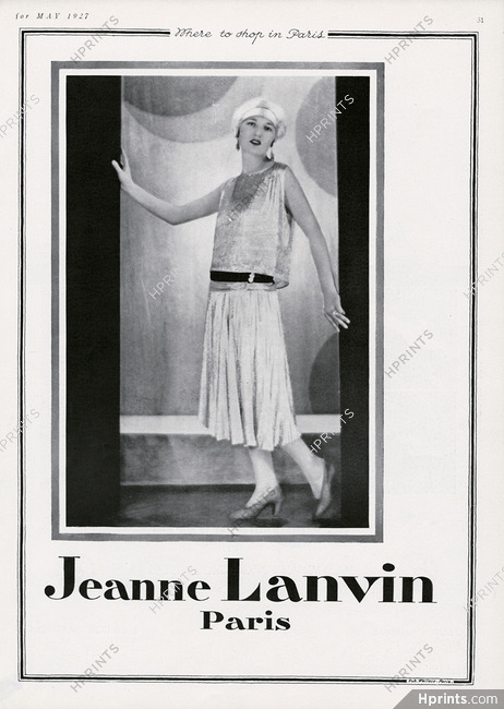 Jeanne Lanvin 1927 Fashion Photography