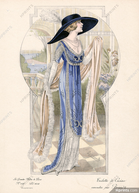 Brandt (Couture) 1913 Toilette de Casino