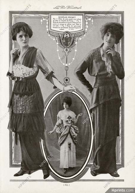 Premet 1913 Robes, Photo Félix