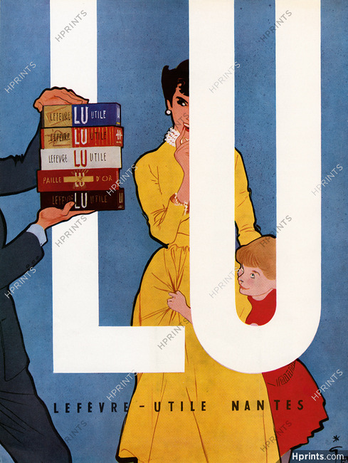 LU (Lefèvre-Utile) 1952 René Gruau