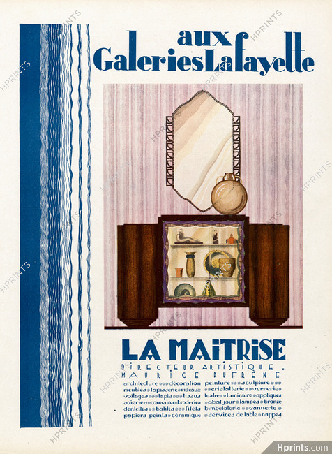 La Maitrise, Aux Galeries Lafayette 1926 Maurice Dufrène (Decorative Arts)