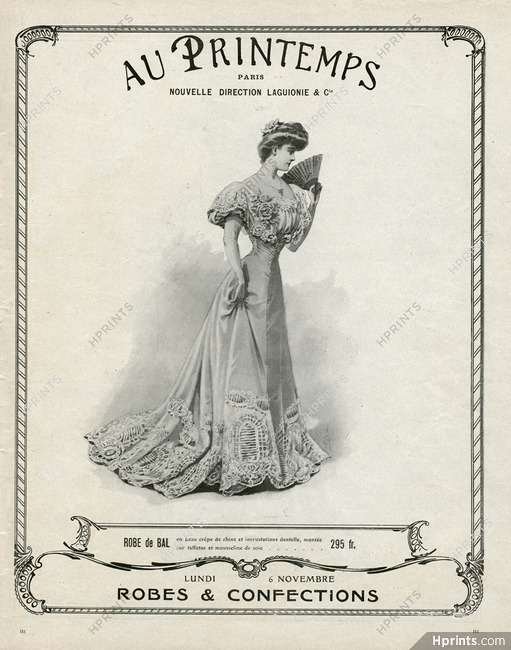 Au Printemps 1905 Robe de Bal